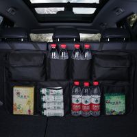 hotx 【cw】 Car Rear Back Storage Hanging Nets Organizer Stowing Tidying Interior Accessories Supplies