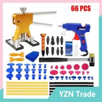 66Pcs Auto Body Dent Repair Kit Dent Puller Hail Pit Repair Leveling Pen Free Sheet Metal Removal Puller【fast】