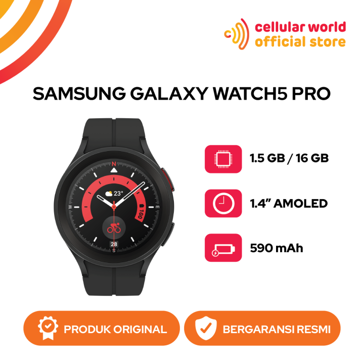 Smartwatch Samsung Galaxy Watch5 Pro 45mm Garansi Resmi Indonesia