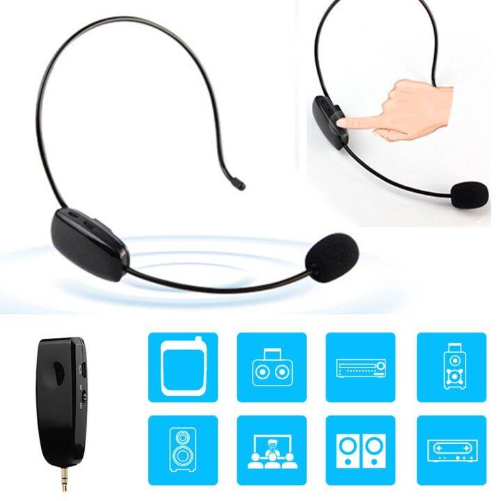 3.5 To 6.5mm Wireless Microphone UHF Professional Headset Public