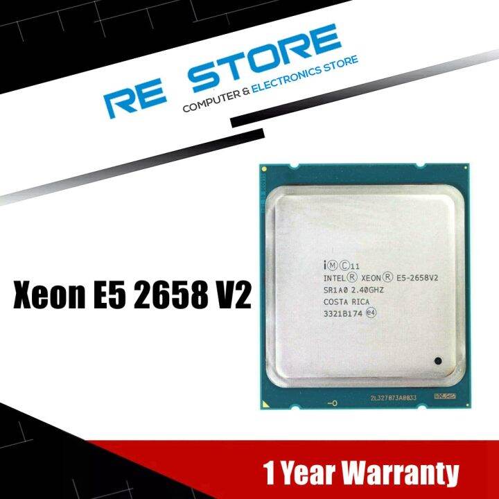 ZZOOI Used Intel Xeon E5 2658 V2 E5 2658V2 Processor 2.4GHZ 10