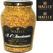 Mù Tạt Nguyên Hạt Maille 210gr Whole Grain Mustard - France