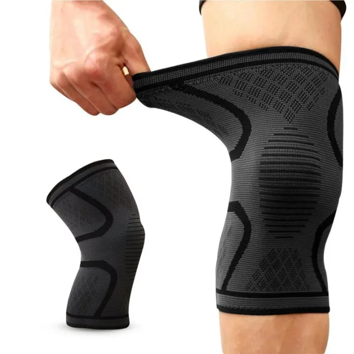 2pcs Compression Knee Guard Support Brace Breathable Anti Slip Comfortable Arthritis Pain Relief Elastic Knee Support Gym Sport Basketball Running Leg Protector Unisex