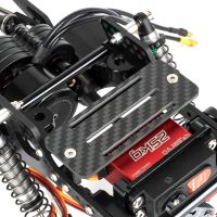 Carbon Fiber Battery Tray ESC Receiver Mount for Axial SCX10 Capra 1/10 RC Car LCG Chassis Lower Center of Gravity Rails