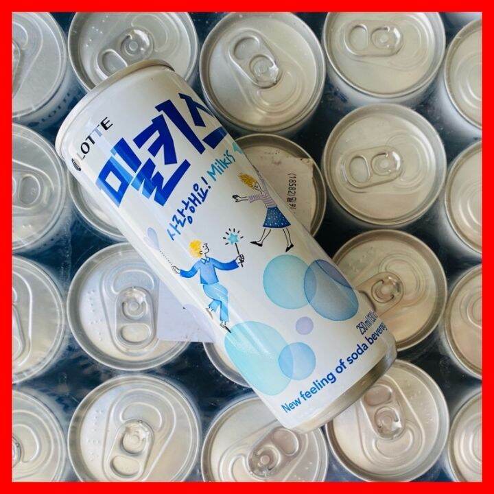 Lotte Milkis Carbonated Drink Milk And Yogurt Flavor 250ml Lazada Ph