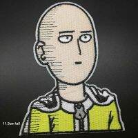 hotx【DT】 Big Size Anime Embroidery Bald Man ONE PUNCH-MAN PUNCH Iron Embroidered Patches Clothing Wholesale