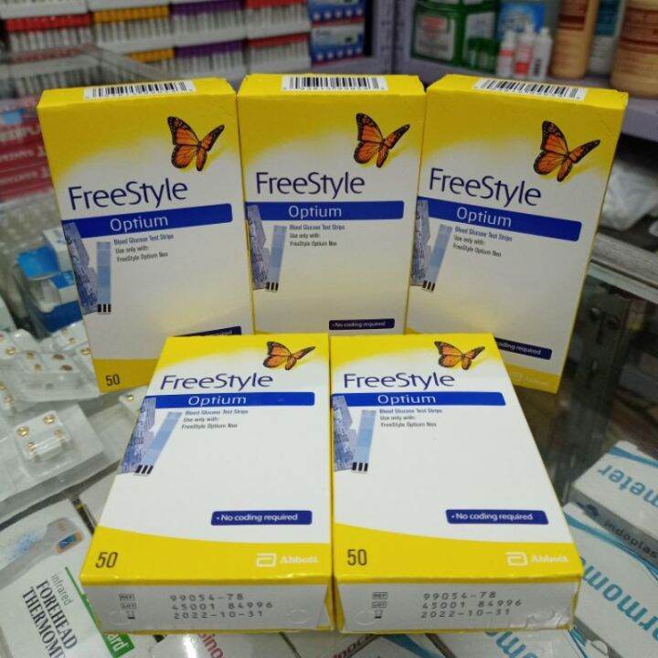 Freestyle Optimum Blood Glucose Test Strips (50pcs) Lazada PH