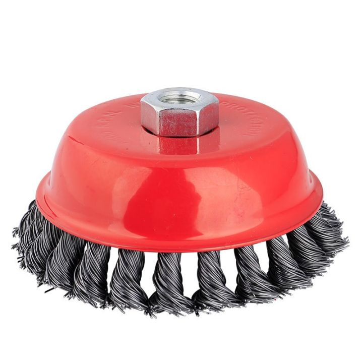65-75-100-125-150mm-curved-twist-knot-steel-wire-cup-wheel-brush-for-angle-grinder-metal-polishing-cleaning-rust-stripping