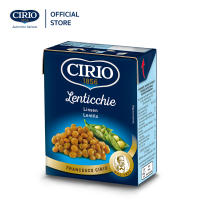 CIRIO LENTICCHIE (LENTISLS) 380 g. ถั่วเลนทิลในน้ำเกลือ บรรจุกล่อง ขนาด 380 กรัม