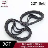 【CW】✚◙﹍  Printfly 2GT GT2 Synchronous Timing belt  Width 10mm ​244/250/260/280/294/300/320/340/350/550/600/610/640mm Rubber closed