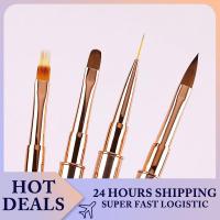 1pc Nail Art Liner Brush Carving UV Gel Polishing Grid Line Stripes Painting Pen Acrylic Lines Liner Drawing Pen Manicure Tools Artist Brushes Tools