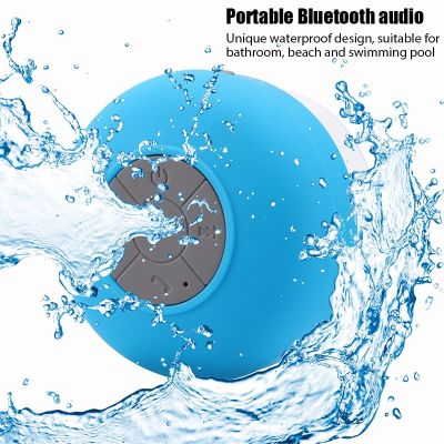 【LZ】△✑  Buletooth portátil alto-falante à prova dwaterproof água chuveiro alto falantes sem fio subwoofer mão livre áudio do carro adequado para telefone tablet computador