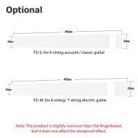แป้นวางนิ้วกีตาร์เบสยามแป้นวางนิ้วกีตาร์3แพ็คอุปกรณ์ป้องกันคอกีต้าร์เครื่องมือสำหรับการตกแต่งขัด Frets 490/450Mm