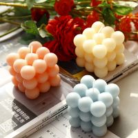 INS Rubiks Cube Aromatic Candle Korean home fragrance geometric modeling ornaments Creative Girl Gift