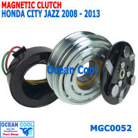 คลัชคอมแอร์ ฮอนด้า ซิตี้ แจ๊ส 2008 - 2013 MGC0052 Magnetic Clutch  honda city jazz ชุดหน้าคลัชคอมแอร์ อะไหล่ แอร์ รถยนต์ ลูกปืนมู่เล่ NSK แท้