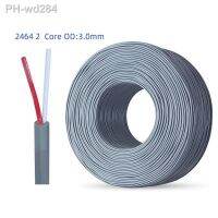 AWG 2464 OD3.0mm Grey 2 Core copper clad steel Copper wire 3.0mm OD 2464 sheath Cable Factory High quality