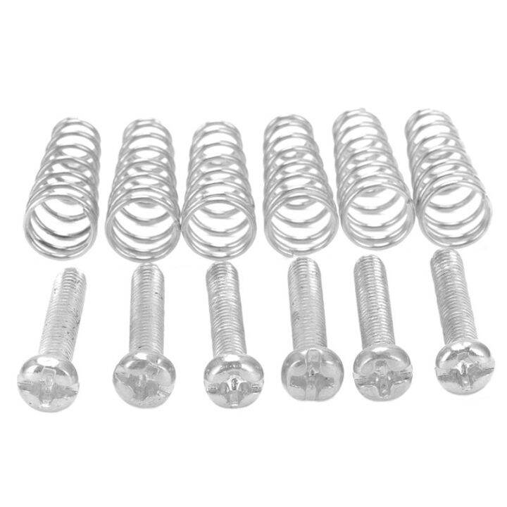 6-pcs-electric-guitar-tremolo-bridge-string-saddles-mount-adjust-conical-spring-and-screws