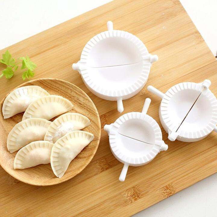 worth-buy-ใหม่3-pcs-manual-dumpling-maker-แม่พิมพ์เกี๊ยวพลาสติก-quick-dumpling-tongs-สามชุดขนาดใหญ่และขนาดเล็ก