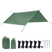 3X3 M Beach Sun Shelter Tarp เต็นท์ Shade กันน้ำ Ultralight UV Garden กันสาด Canopy Sunshade Outdoor Camping Hammock Rain เต็นท์