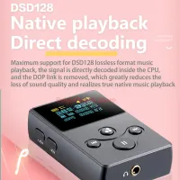 Xduoo X2S เครื่องเล่น MP3เพลงแบบพกพาขนาดเล็กแบบไม่สูญเสียความละเอียดสูง APE FLAC WAV DSD AIFF WIMA AAC DSD128 PCM 24bit/ 192K SHANLING