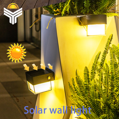 Solar LED Light Outdoor Wall Lamp Wall Sconce Lamp Outdoor Lighting Solar Lamp Outdoor Wall Light Garden Decoration Waterproof