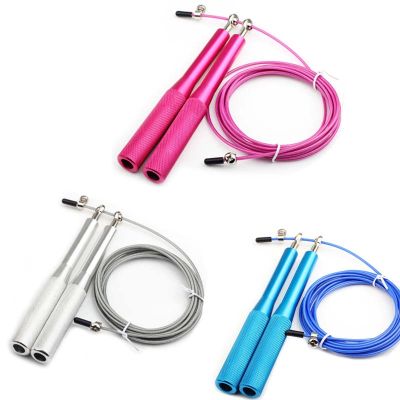 Speed Rope Crossfit Men Kids Skipping Gym Workout Wire Adjustable MMA Training