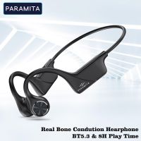 PARAMITA Bone Conduction Headphones Bluetooth Wireless Earphones Waterproof Sports Headset with Mic for Workouts Running Driving