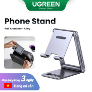 Mua 1 vẫn Freeship UGREEN Phone Stand Holder for Desk Adjustable Aluminum