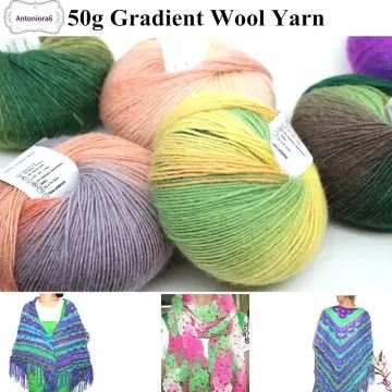 Gradient Color Polyester Yarn