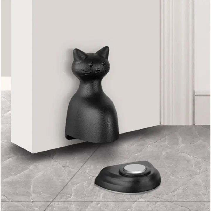 anticollision-door-hardware-adhesive-sticker-door-stop-non-punch-door-holder-wind-proof-door-stop-magnetic-door-stopper