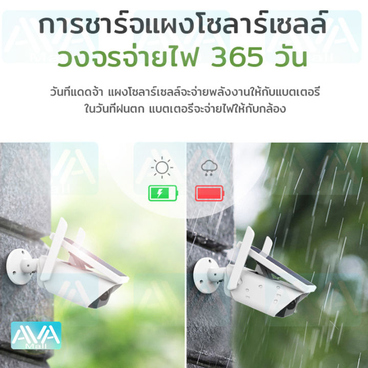 ava-mall-กล้องวงจรปิด-outdoor-กล้องวงจรโซล่า-กล้องวงจรปิดโซล่าเซลล์-กล้องวงจรปิดกันน้ำ-full-color-1080p-hd-0-ค่าไฟตลอดปี-พลังงานแสงอาทิตย์