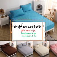 ผ้าปูเสริมใยพิเศษ  (ขนาด 6 ฟุต) หนา นุ่ม นอนสบาย