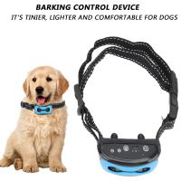 ZZOOI Stop Barking Vibration Dog Anti Bark Collar USB Pet Dog Anti Barking Device Electric Ultrasonic Dogs Training Collar