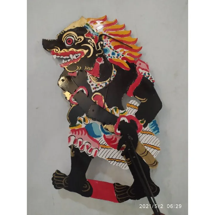 Wayang Kulit Kertas Mainan Buto Rambut Geni Babrah Lazada Indonesia