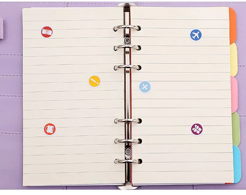 A6 Binder Budget Planner Notebook Covers Folder Size 6 Hole