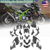 ❒ Z900 Fairings Inection Bodywork Frame Protector Kit Unpaint Cover Black For Kawasaki Z 900 2017 2018 2019 Motorcycle Accessories