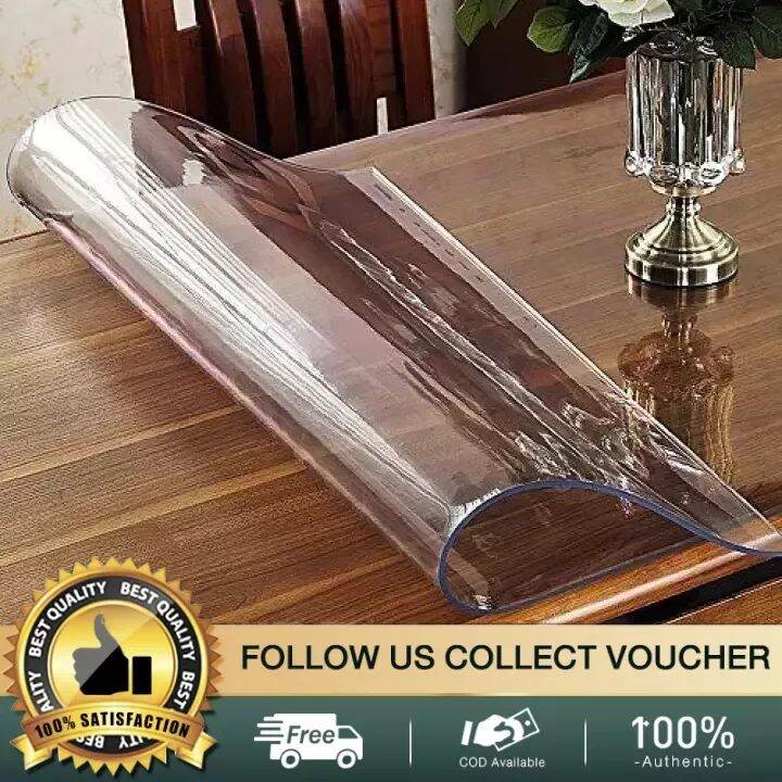 1.5mm CLEAR PLASTIC COVER SHEET Heavy duty PVC Roll Width 48" Lazada PH
