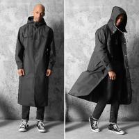 EVA Unisex Raincoat Thickened Waterproof Rain Coat Women Men Black Camping Waterproof Rainwear Suit