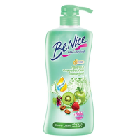 บีไนท์ BeNice ครีมอาบน้ำบีไนซ์ ผิวสวยกระจ่างใสเปร่งประกาย  สีเขียว 450ML หั้มปั้ม