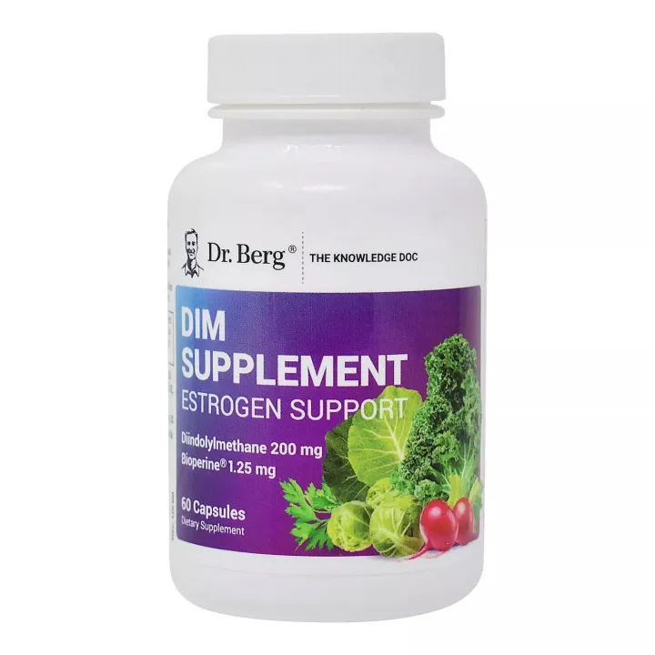 Dr Berg Estrogen Balance With Dim 60 Veg Caps Dr Supplement Supports Healthy Hormones Lazada Ph 4868