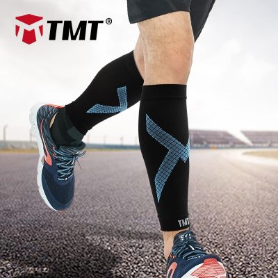 TMT 2PCS Compression Calf Sleeve Basketball Volleyball Men Support Elastic Cycling Leg Warmers Running Football Sport Leg Sleeve