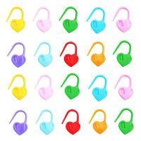 □ 50Pcs Plastic Knitting Tools Sweater Pin Marker Buckle Marker Locking Stitch Markers Counter Mark Crochet Latch DIY Sewing Tools