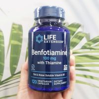 เบนโฟติเอมีน Benfotiamine 100 mg 120 Vegetarian Capsules (Life Extension®)