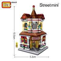 ตัวต่อแบบเลโก้นาโนมินิตัวจิ๋ว Brick and block โมเดลร้านค้า LOZ Street mini มีตัวต่อทั้งเซ็ท 4 กล่องสามารถซื้อแยกกล่องได้ ร้านค้าแบบสวยงาม ตัวต่อกล่องละ 390 ชิ้นขึ้นไป เหมาะกับเด็ก 6 ขวบขึ้นไป ช่วยเสริมสร้างสมาธิเด็ก ฝึกการสังเกตุและการแก้ปัญหาได้อย่างดี