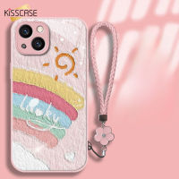 KISSCASE เคสโทรศัพท์กระจกสีเมทลิกเหมาะสำหรับ IPhone 15 14 13 12 11 Pro Max 15 Plus 14 Plus เคสกระจกสีโลหะสีรุ้งโชคดีป้องกันลายนิ้วมือกันกระแทกสำหรับ IPhone 15 Pro Max