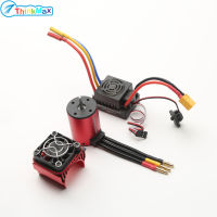 THINKMAX กันน้ำ3650 Brushless S3650มอเตอร์กันน้ำ2300kv/ 3100kv/ 3900kv/ 4300kv กับ60a B Rushless Esc Xt60เสียบกับระบายความร้อนสำหรับรถ Rc 1/8 1/10 Tamiya