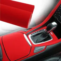 【CCWOLF】Car Velvet Cloth Sticker Fabric Suede Vinyl Wrapping Films Auto Interior Self Adhesive Stickers Fluff Decal Decoration