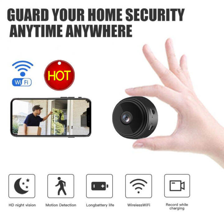 【COD】A9 with voice connect to cellphone HD WIFI Camera 1080P HD