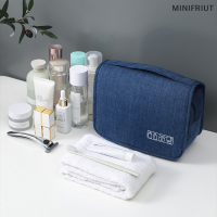 ?[ low price sale ] กระเป๋าเก็บเครื่องสำอางแบบพับเก็บได้ผู้หญิง Travel Makeup BAG ห้องน้ำ Organizer แขวนถุงเก็บน้ำแห้งเปียกสามารถแขวน