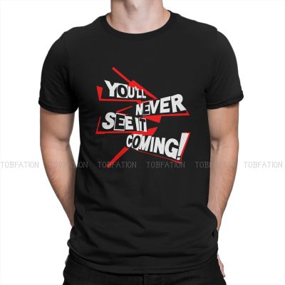 YouLl Never See It Coming Men Tshirt Persona Series Game Crewneck Tops 100% Cotton T Shirt Humor High Quality Birthday Gifts
